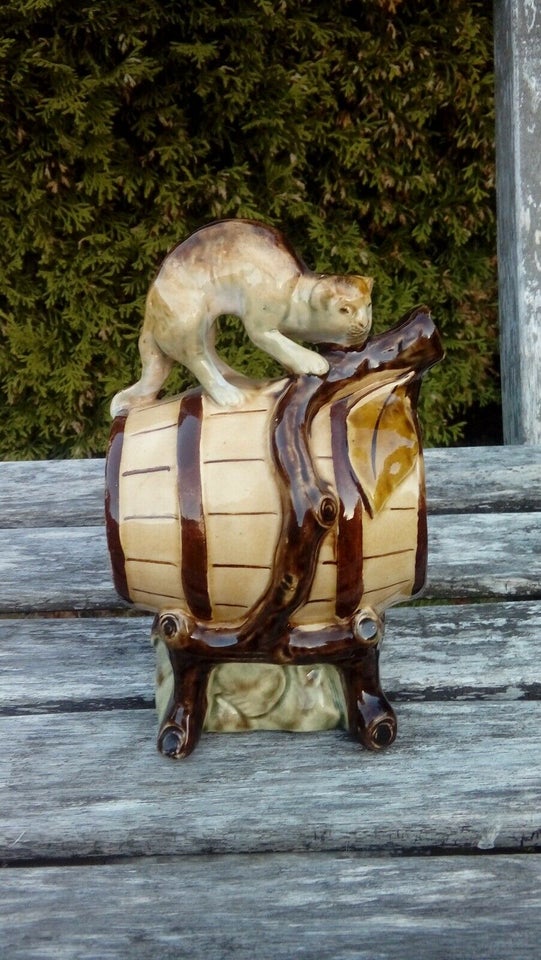 Keramik Antik flaske tønde/kat