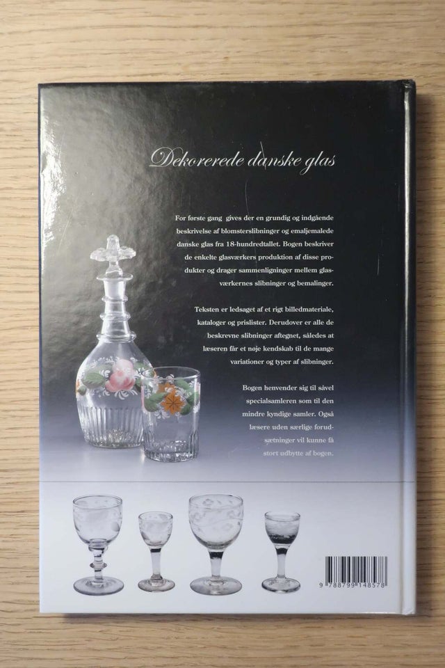 Glas Dekorerede Danske Glas