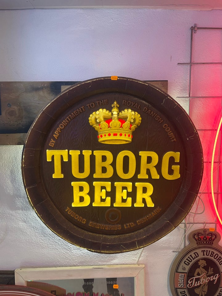 Skilte Lysskilt Tuborg Carlsberg