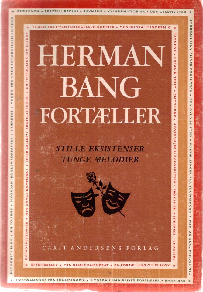 Herman Bang fortæller. Bind 1, -,