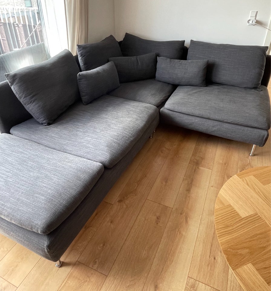 Hjørnesofa stof 5 pers