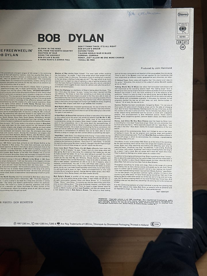 LP, Bob Dylan