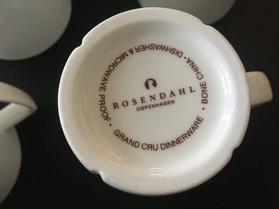 Porcelæn 7 stk krus  Rosendahl -