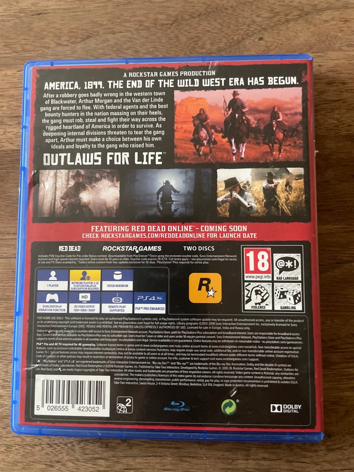 RED DEAD REDEMPTION II, PS4, action