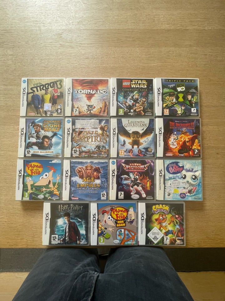 Spil til 35 kr pr stk Nintendo DS