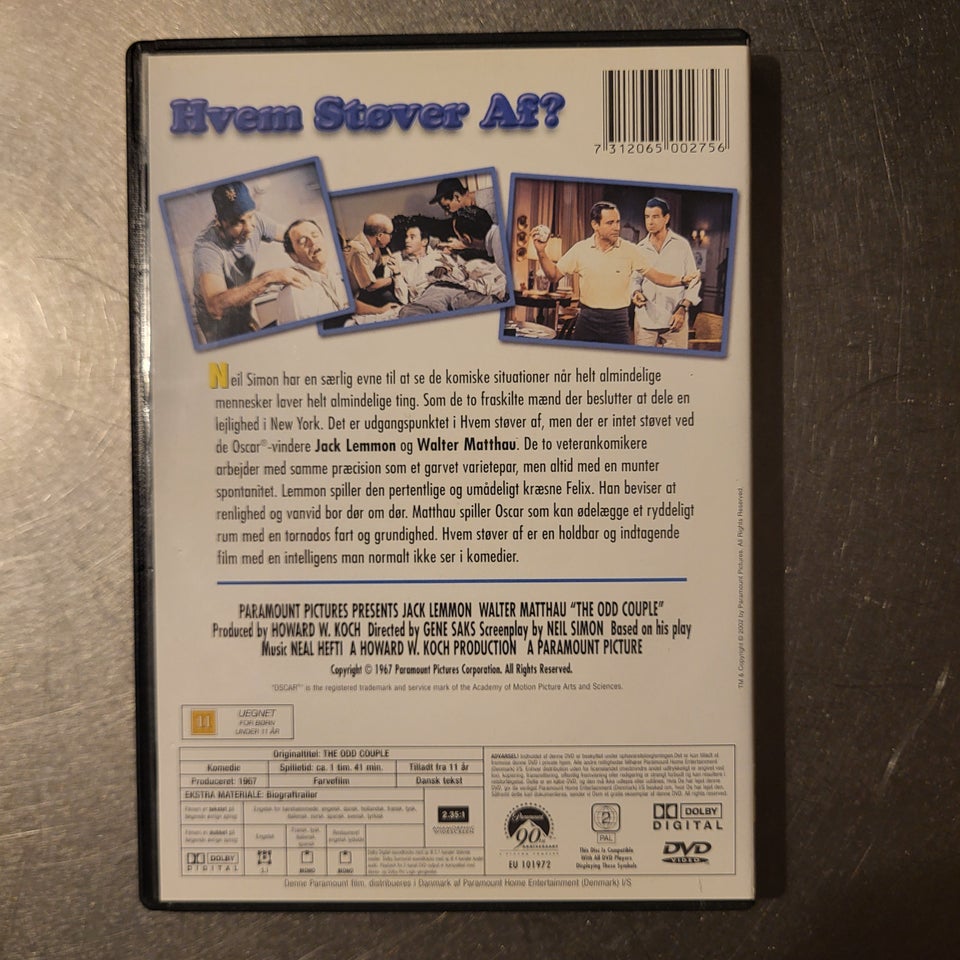 Hvem støver af, DVD, komedie