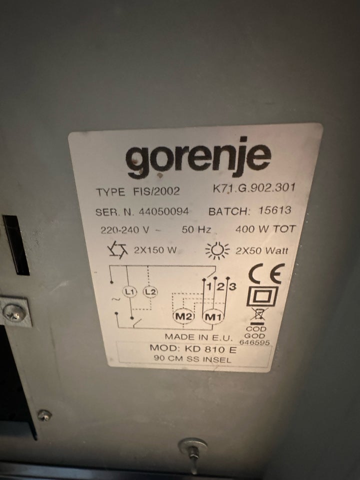 Emfang, Gorenje