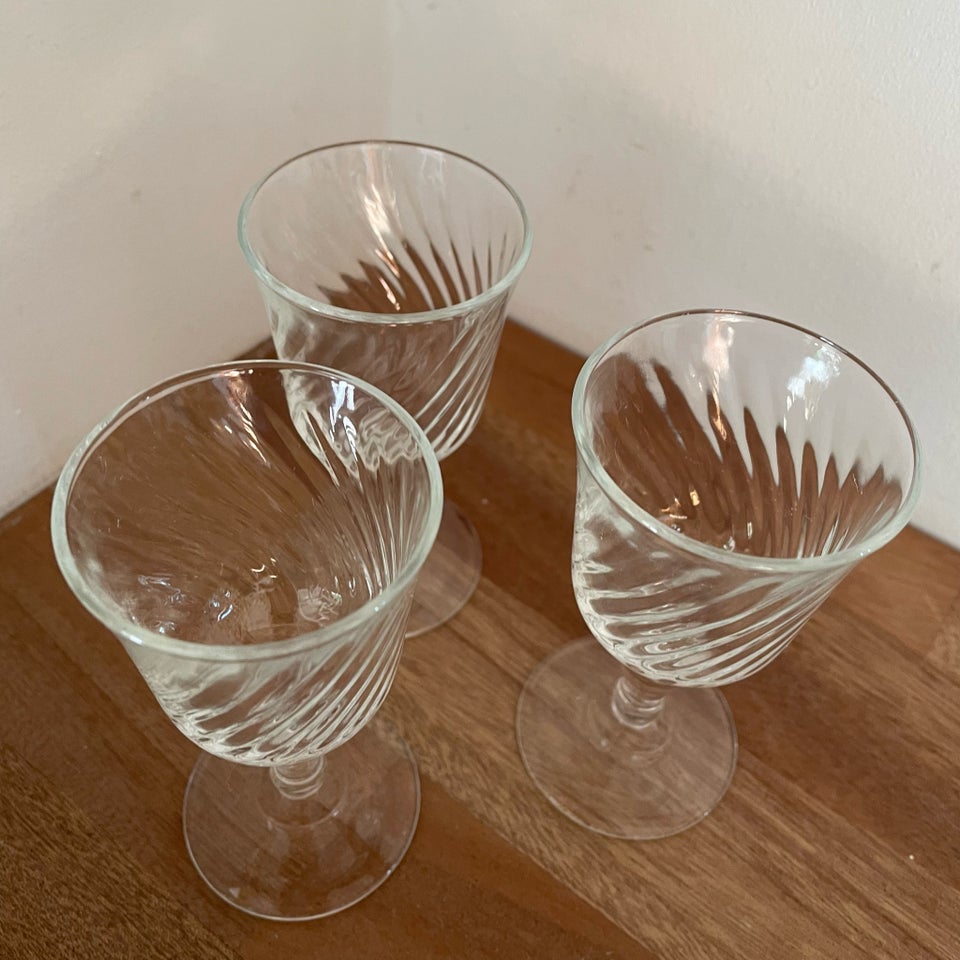 Glas Dessertvinglas Swirl