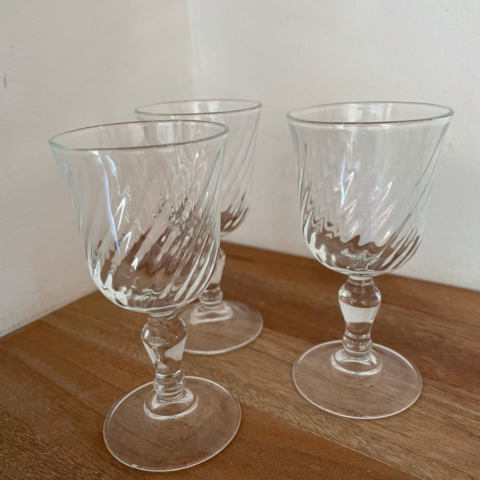 Glas Dessertvinglas Swirl