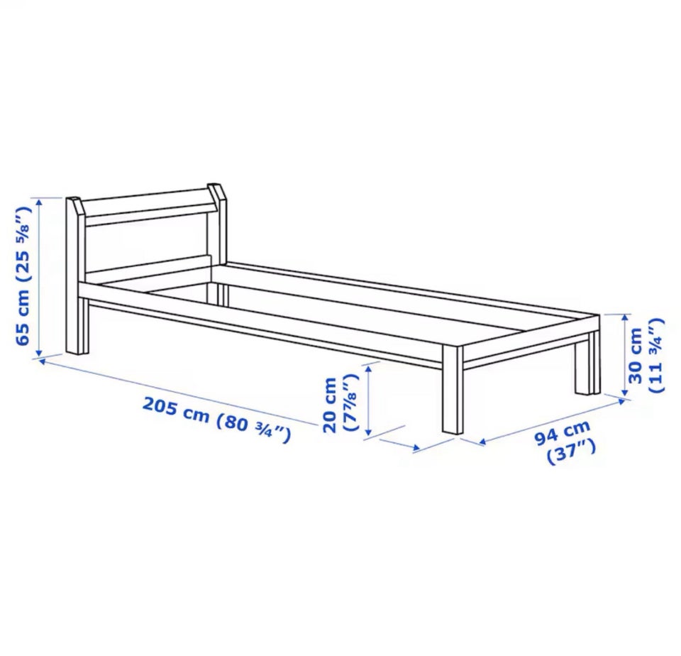 Sengeramme NAIDEN Ikea