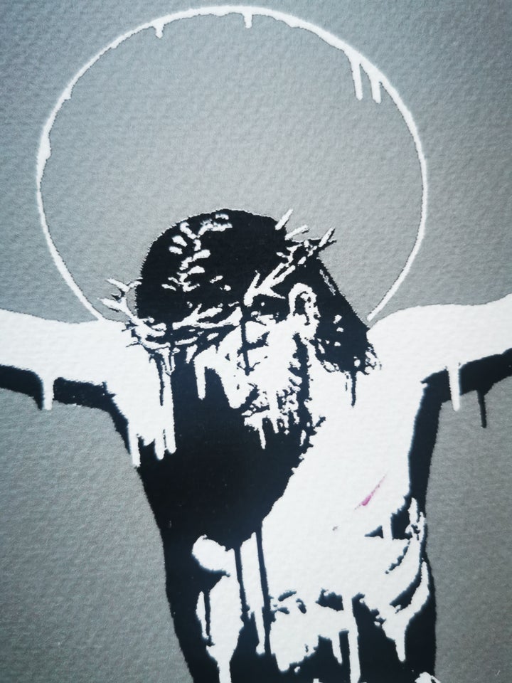 Litografi Banksy motiv: Christ