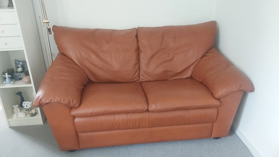 Sofa læder 2 pers