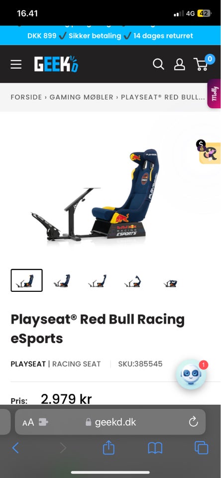 Andet mærke Playseat® Red Bull