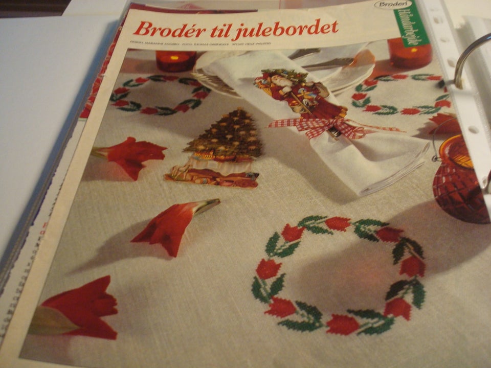 Broderi, Mønster til julebordet