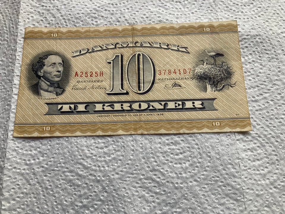 Danmark, sedler, 10 kr