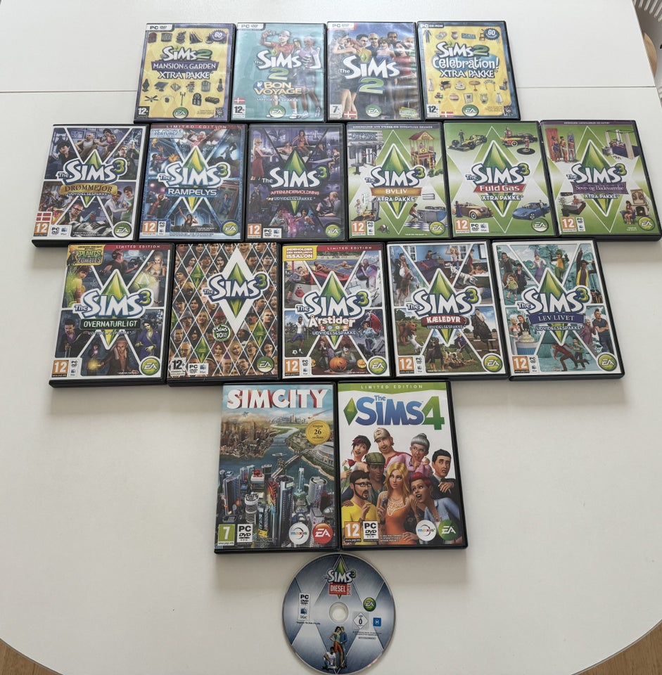 Sims 2 + 3 + 4, til pc, til Mac