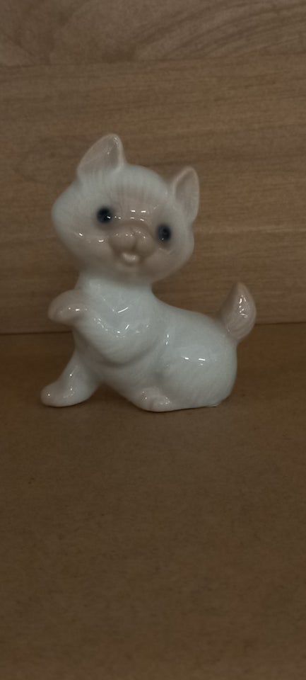 3 stk porcelæns katte Vintage