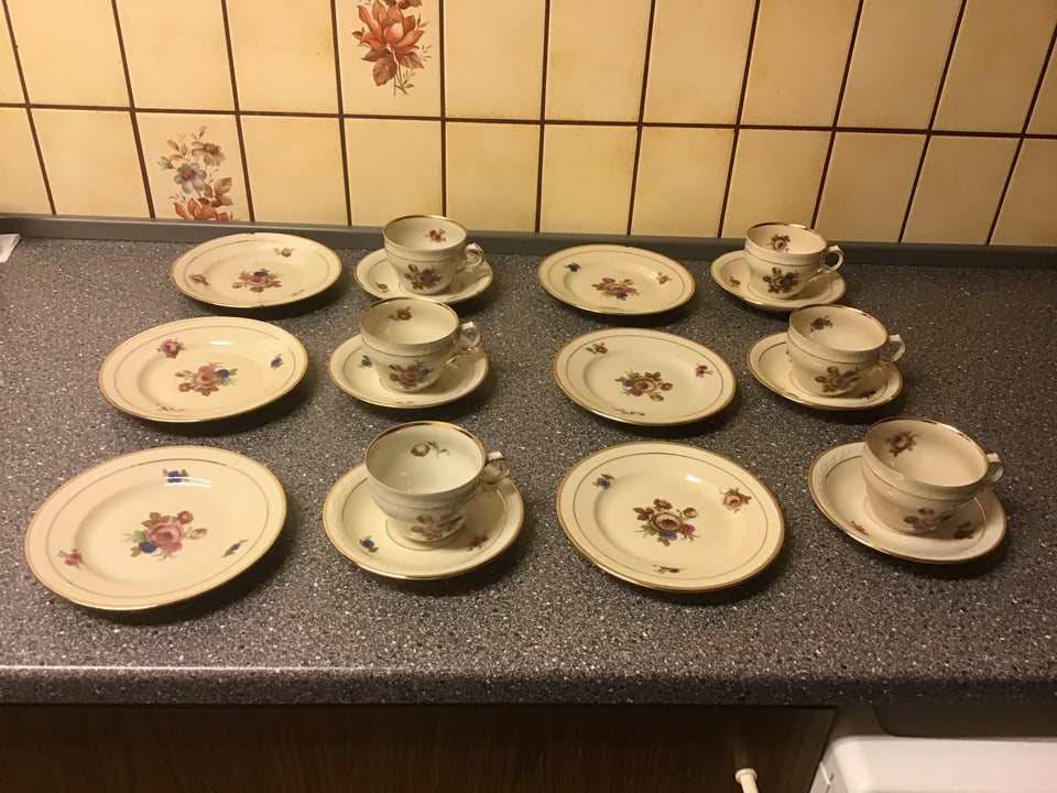 Porcelæn Ældre 6 personer