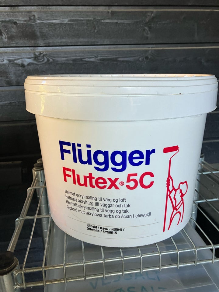 Maling, Flügger Flutex 5C, 10 liter