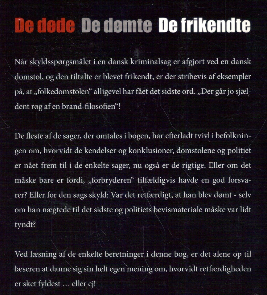 De døde, de dømte, de frikendte