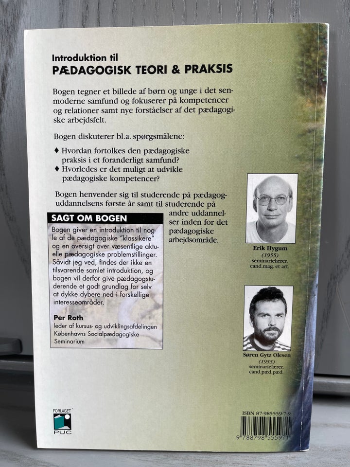 Pædagogik i teori og Praksis, Erik