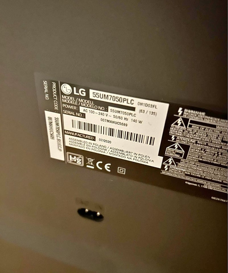 LED, LG, 55UM7050plc