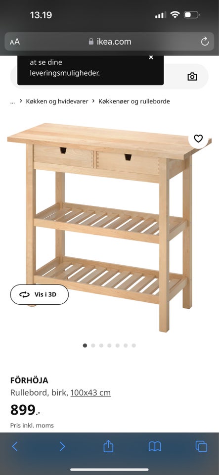 Rullebord, IKEA