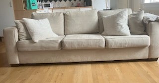 Sofa velour 3 pers