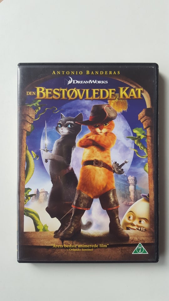 Den bestøvlede kat DVD animation