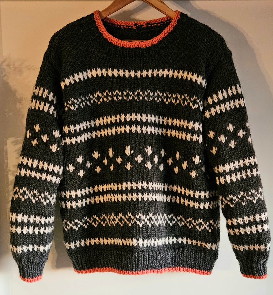 Sweater, Håndstrikket, str. 44