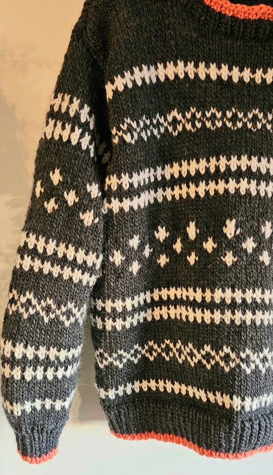 Sweater, Håndstrikket, str. 44