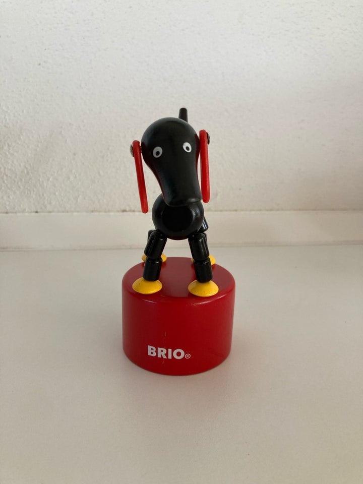 Brio træhund der kan vælte Brio