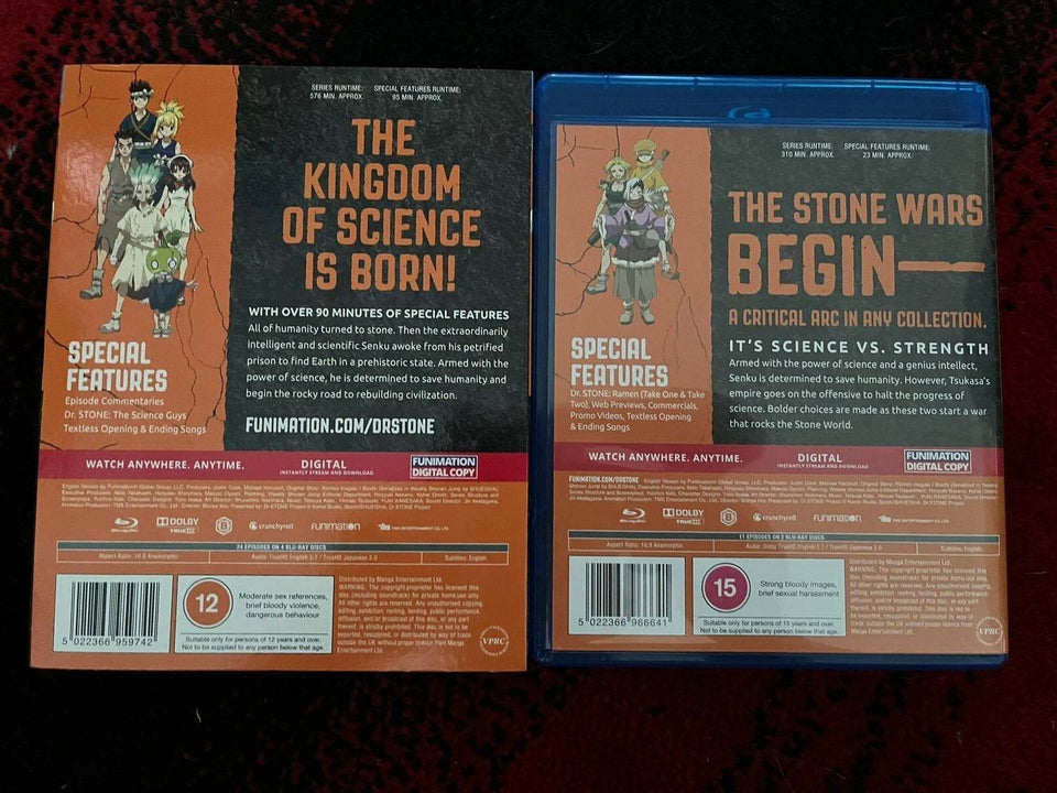 Dr. Stone , Blu-ray, animation