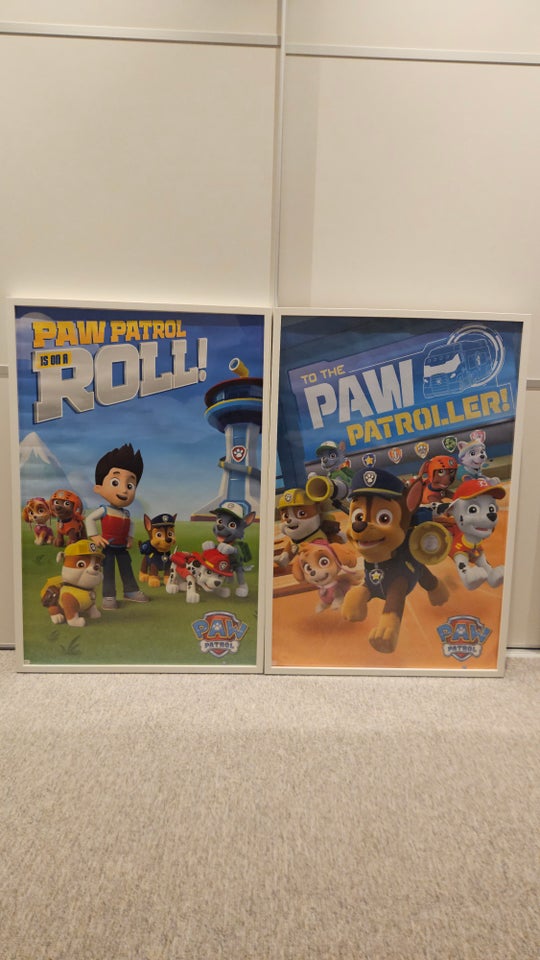 Plakat i ramme, motiv: Paw patrol,