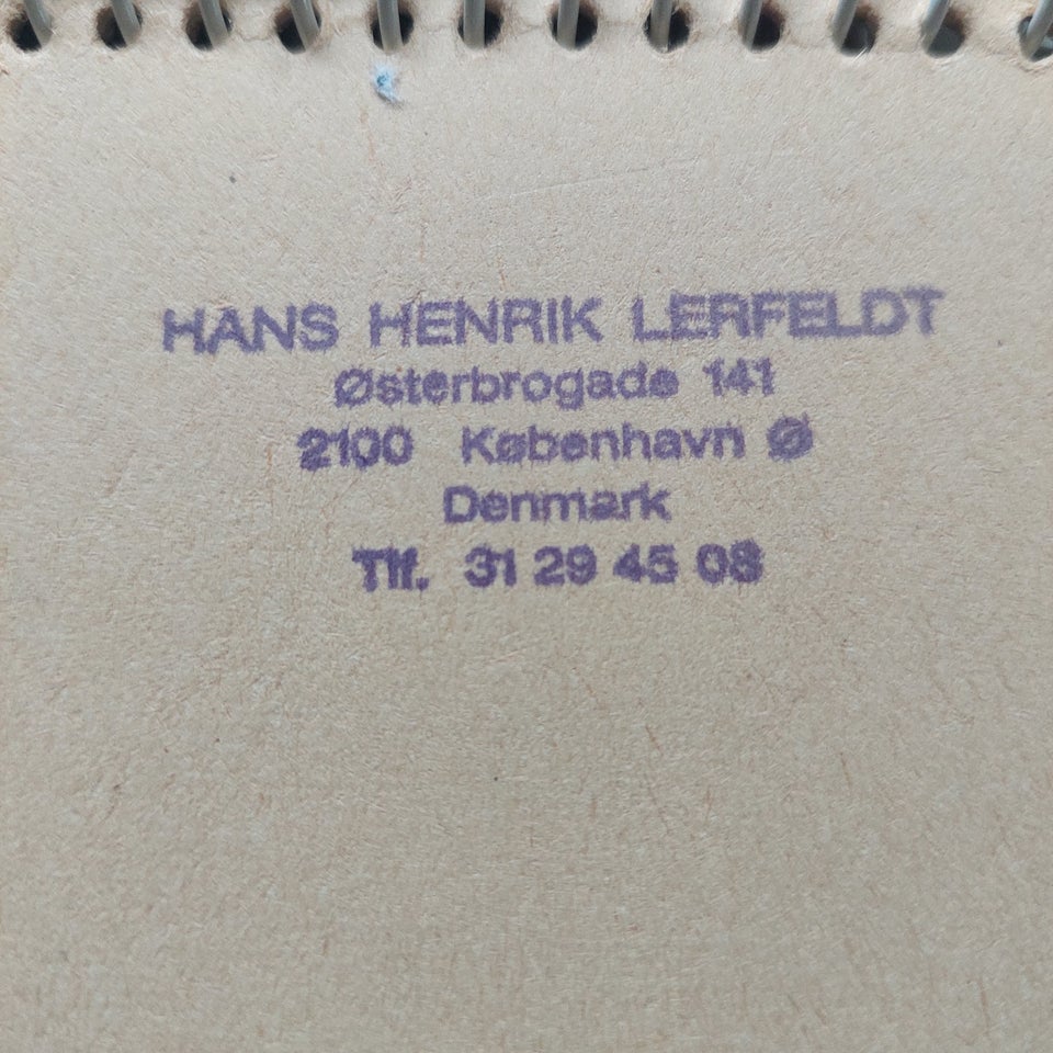 Skitse , Hans Henrik Lerfeldt