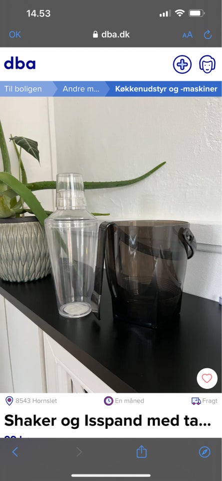 Plastik Shaker og Isspand