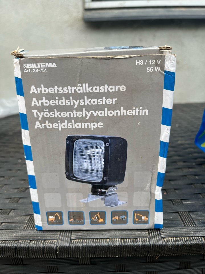 Arbejdslampe 12 v