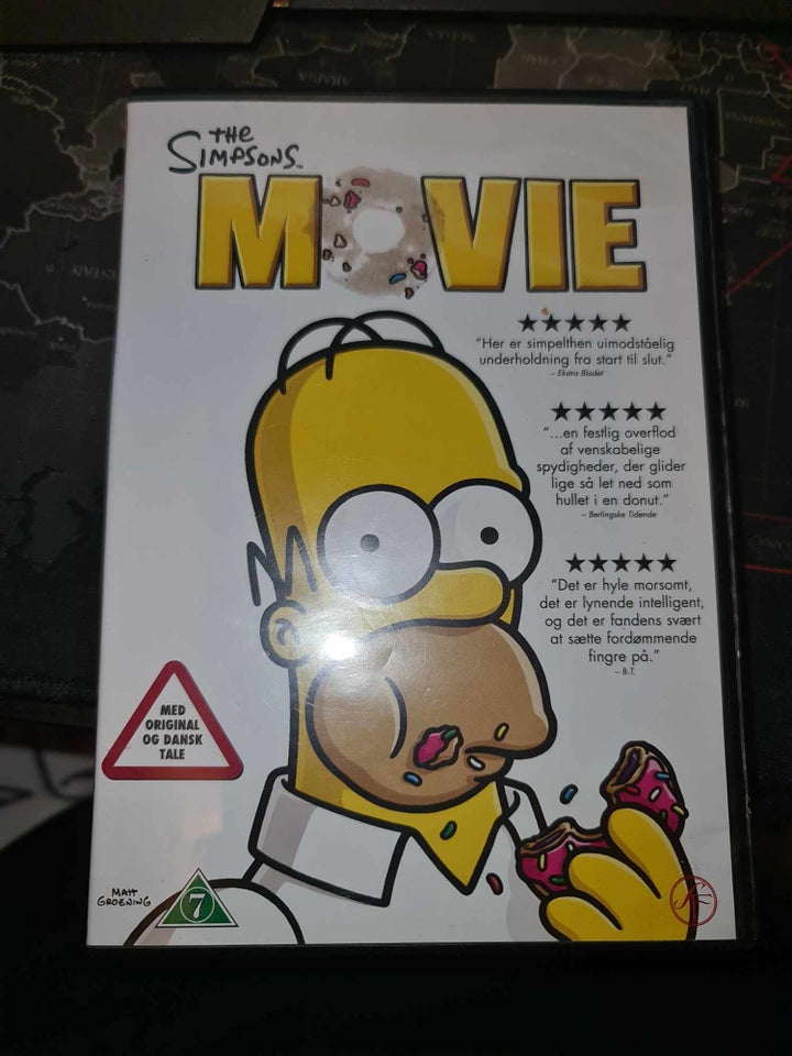 The Simpsons Movie, DVD, tegnefilm