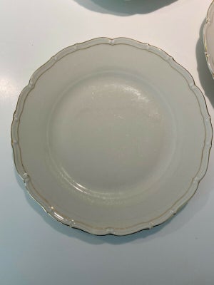 Porcelæn 3 x kagetallerkener med