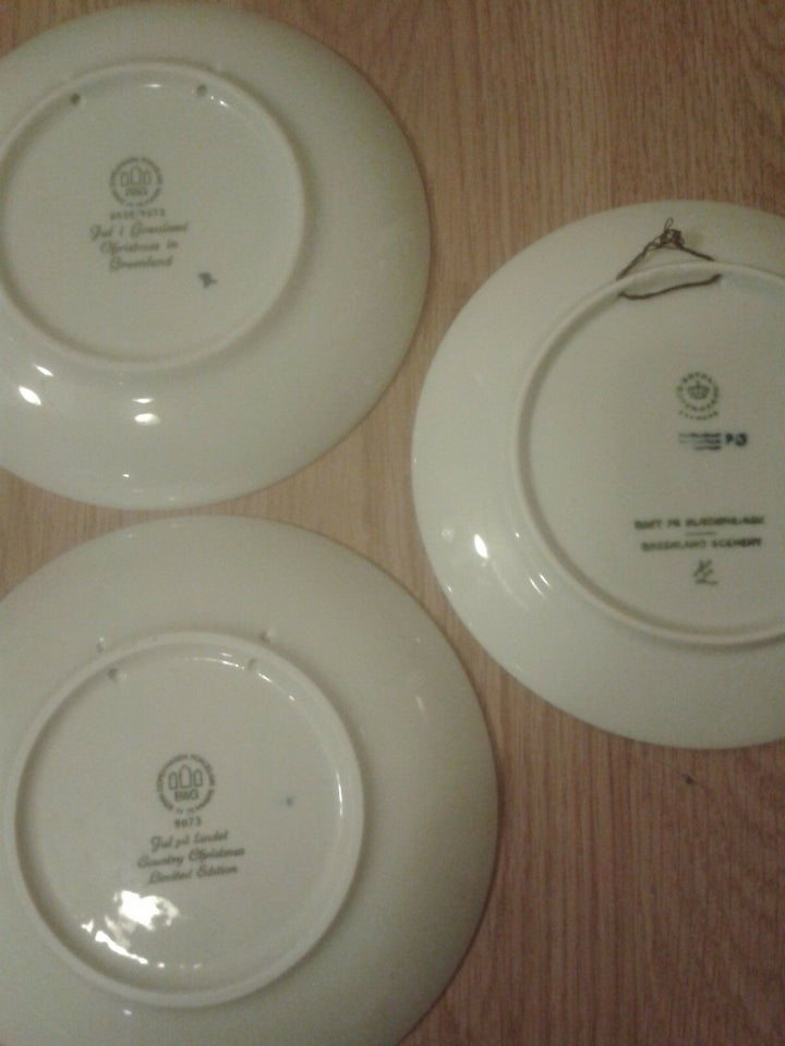 Platter BG og Royal Copenhagen