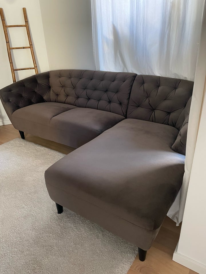 Sofa velour 3 pers