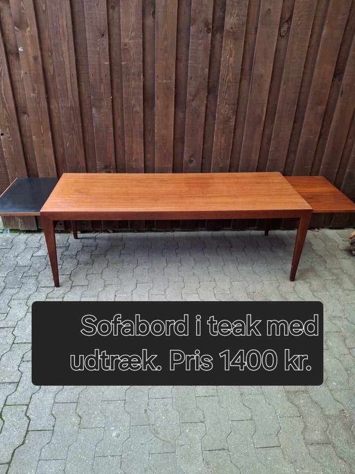 Sofabord, TEAK OG PALISANDER ,