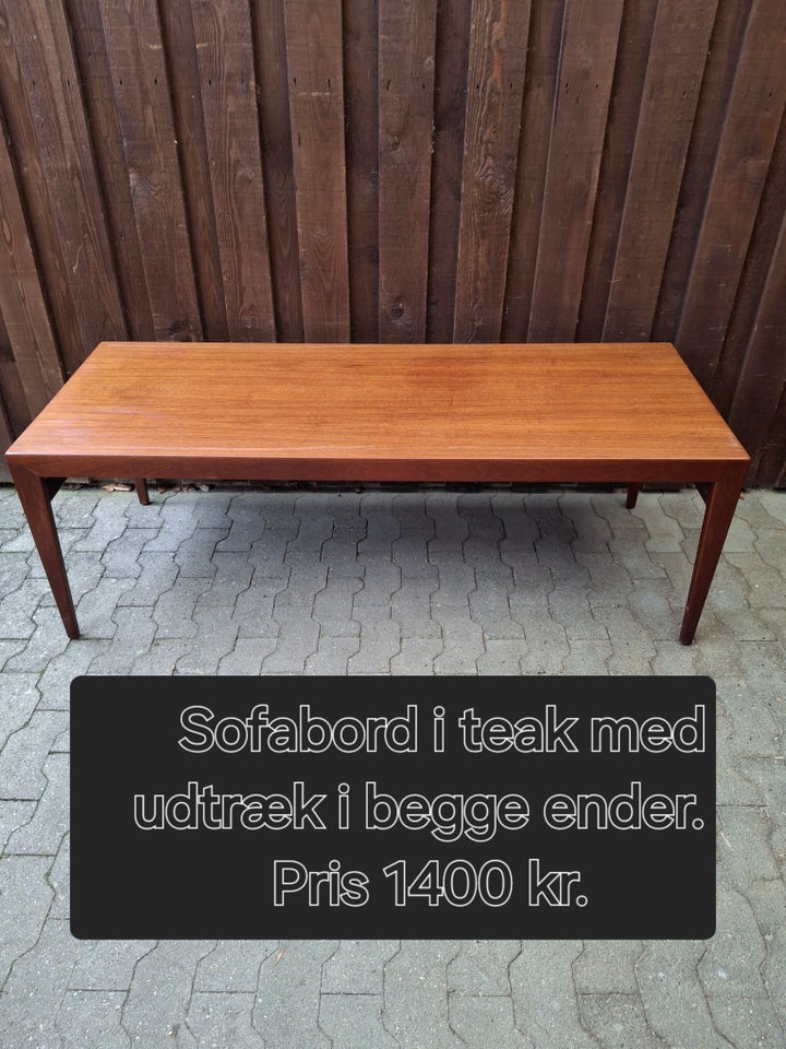 Sofabord, TEAK OG PALISANDER ,