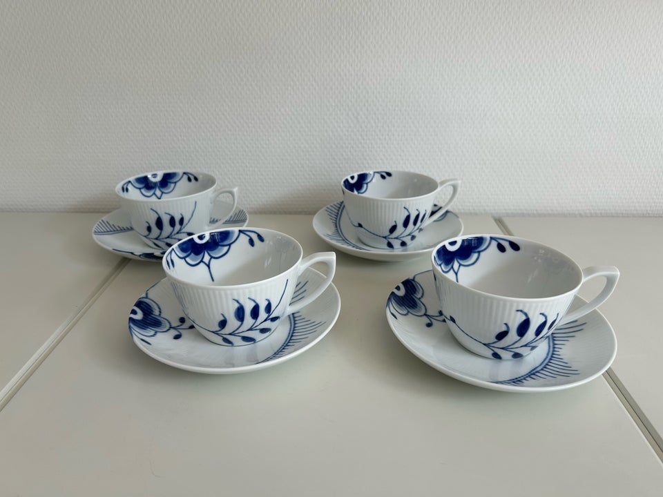 Porcelæn, Kopper 4 stk., Royal