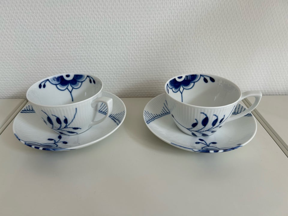 Porcelæn, Kopper 4 stk., Royal