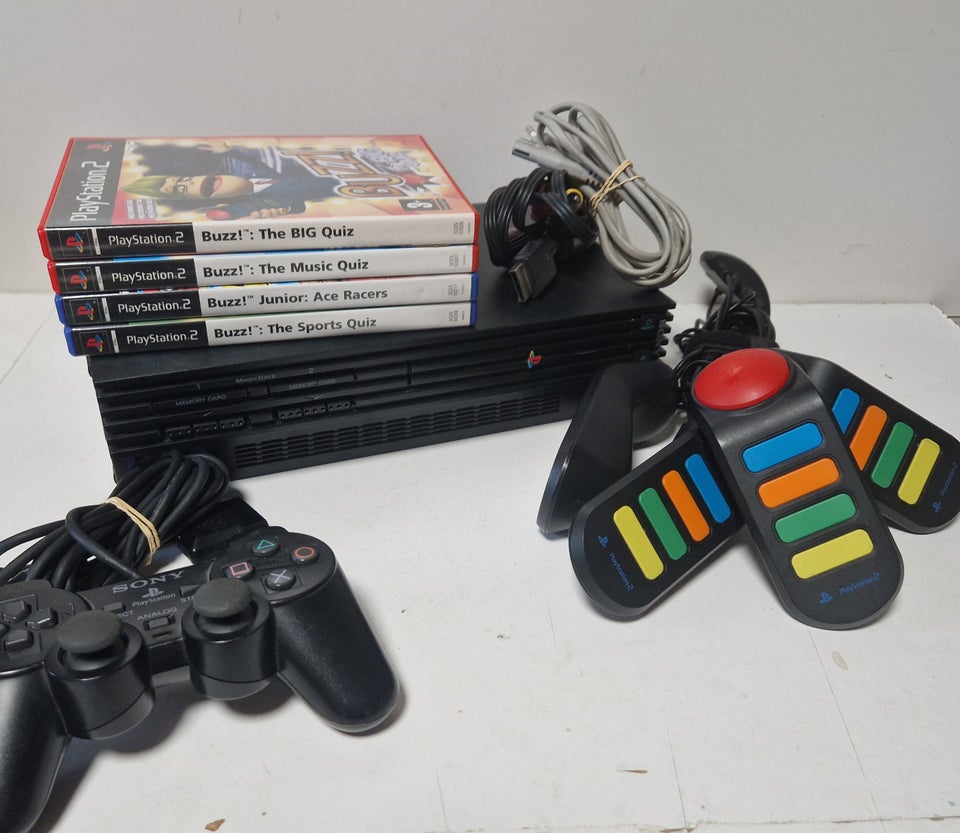 Playstation 2, Fat inkl buzz, God