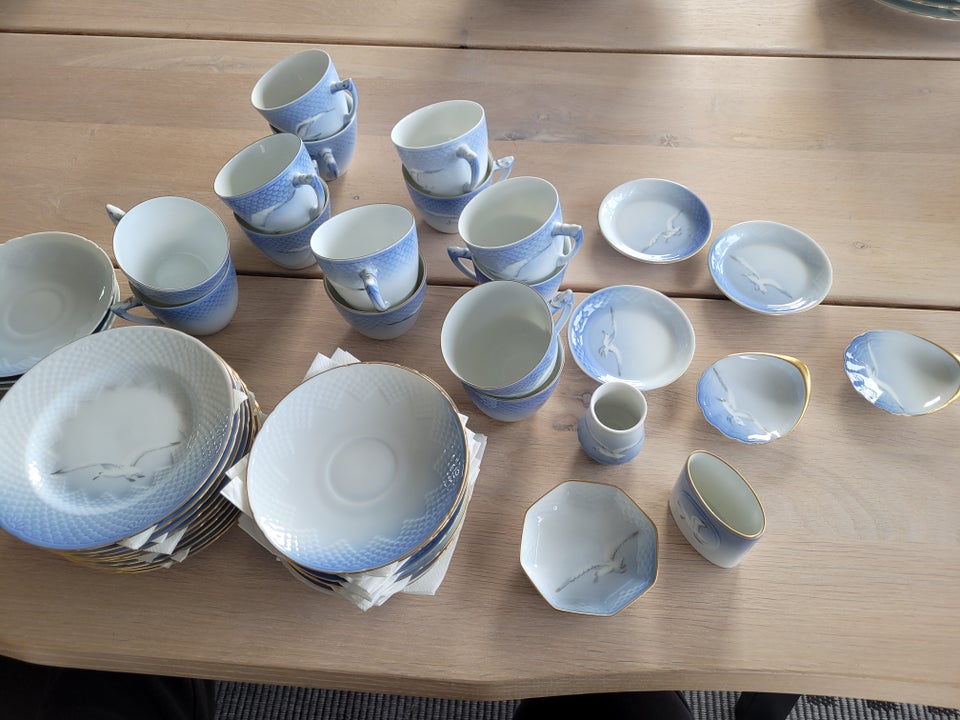 Porcelæn, Kaffestel, Mågestel