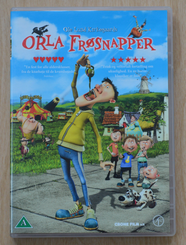 Orla Frøsnapper, DVD, animation