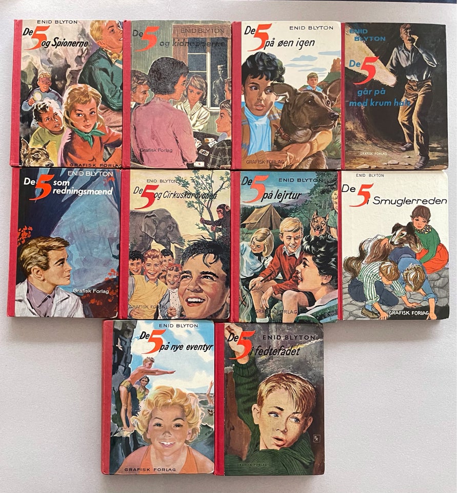 De 5 bøger, Enid Blyton