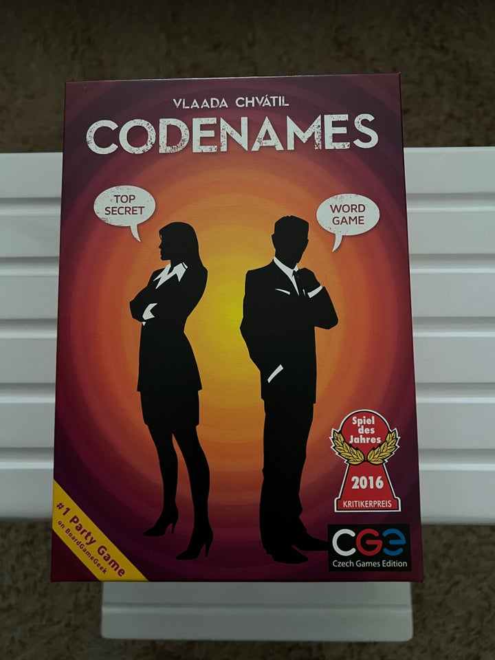 Codenames, Børne- Og Familiespil,